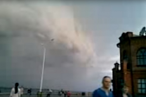 Начало урагана в Томске